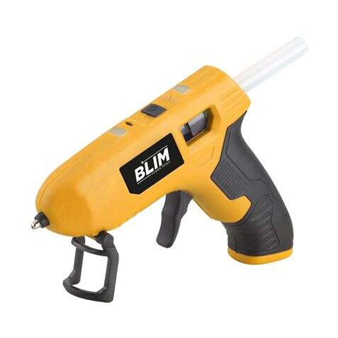 Blim Pistola de Silicona Bateria - Diseño Compacto y Ergonomico - Color Amarillo 1
