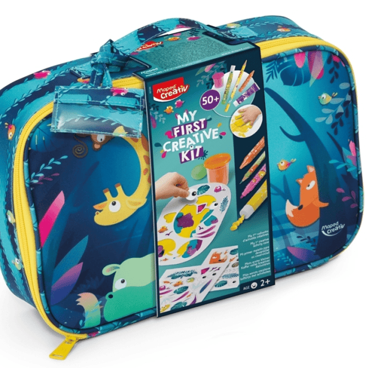 Maped My First Creative Jungle Fever - Maleta de Manualidades para Niños Pequeños - Para Niños a partir de 2 Años 1