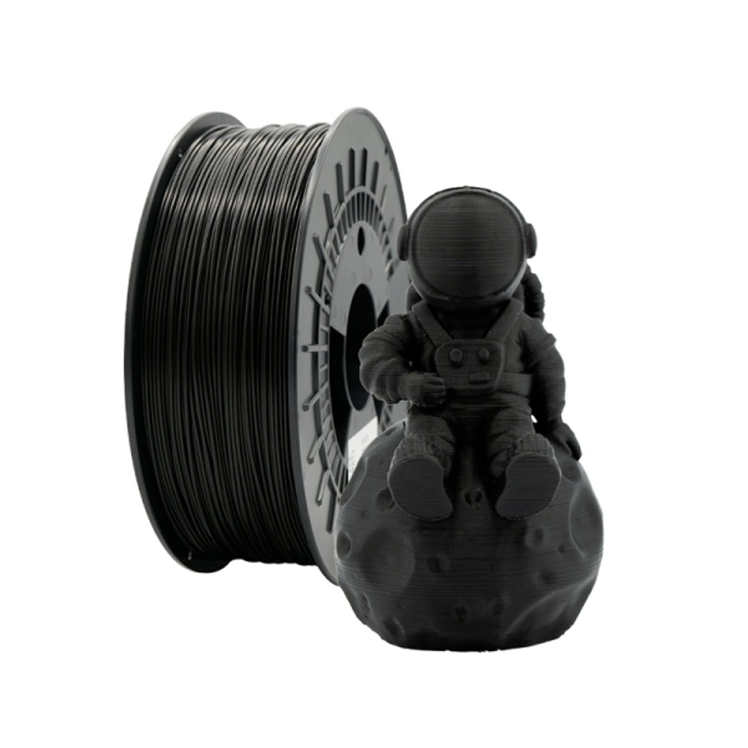 Filamento 3D PLA MATE - Diametro 1.75mm - Bobina 1kg - Color Negro 1