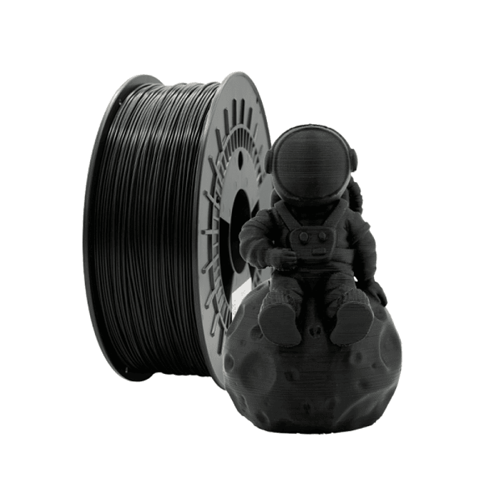 Filamento 3D PLA MATE - Diametro 1.75mm - Bobina 1kg - Color Negro 1