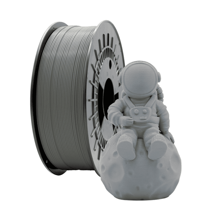 Filamento 3D PLA MATE - Diametro 1.75mm - Bobina 1kg - Color Gris Oscuro 1