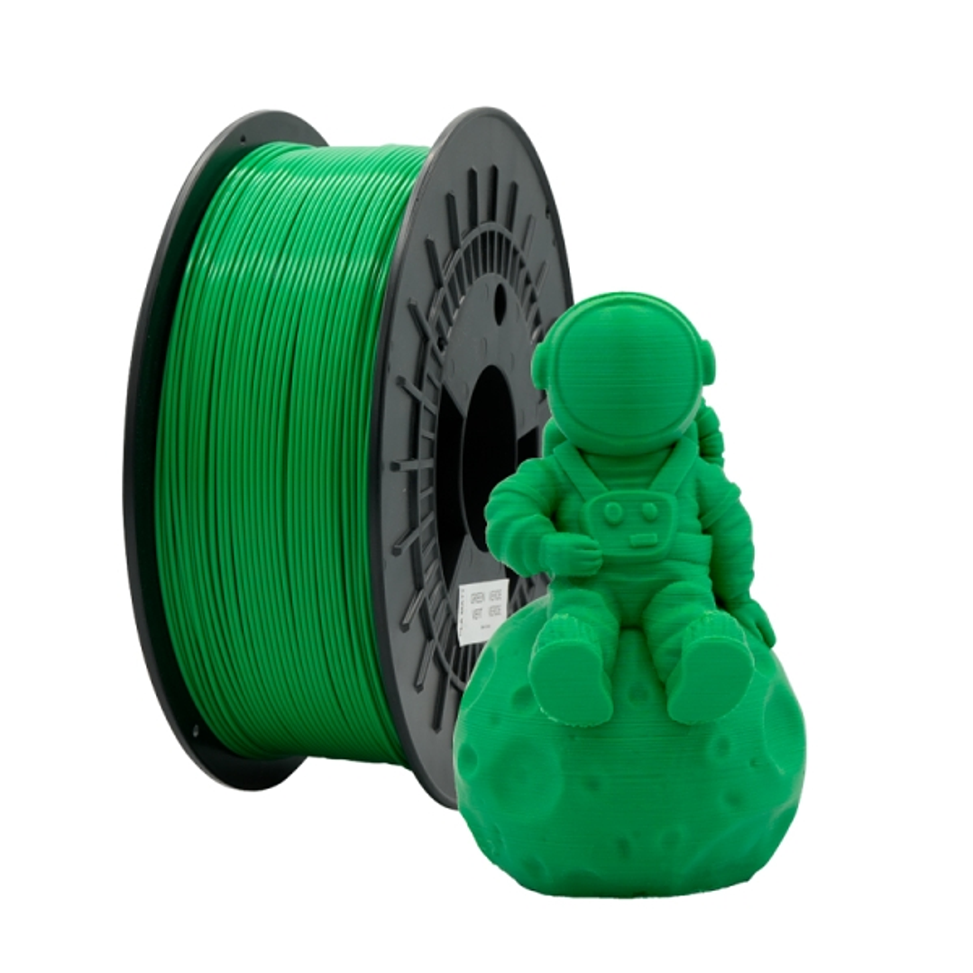 Filamento 3D PLA MATE - Diametro 1.75mm - Bobina 1kg - Color Verde 1