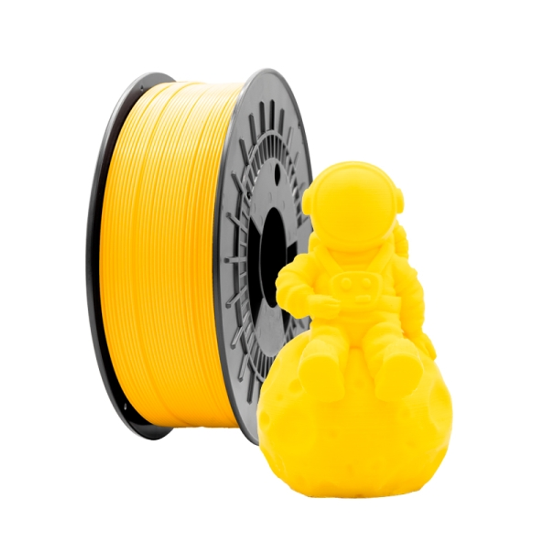 Filamento 3D PLA MATE - Diametro 1.75mm - Bobina 1kg - Color Amarillo 1
