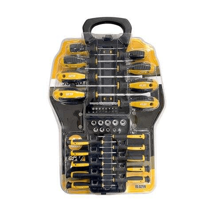 Blim Juego 44 Piezas Destornilladores, Vasos y Puntas 1