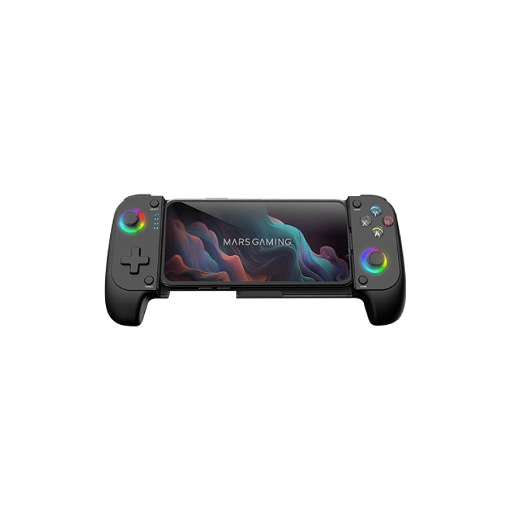 Mars Gaming MGPX Gamepad Bluetooth Multiplataforma - Multifuncional 2 en 1 - Soporta Smartphones hasta 6.8