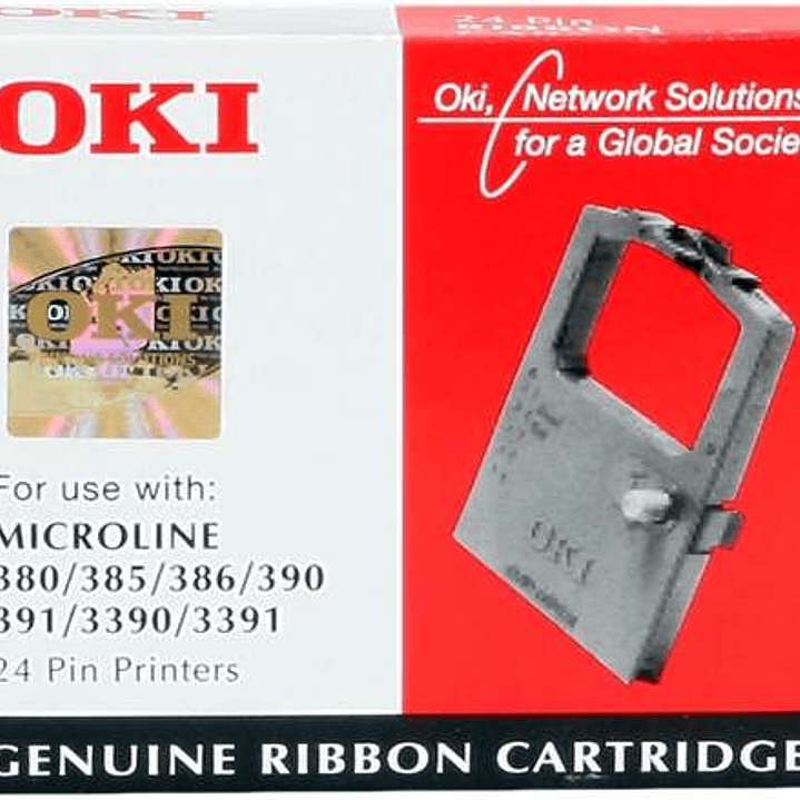 OKI ML380/ML390/ML3390 Negra Cinta Matricial Original - 09002309 1