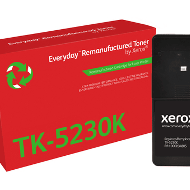 Xerox Everyday Kyocera TK5220/TK5230 Negro Cartucho de Toner Remanufacturado - Reemplaza 1T02R90NL1/1T02R90NL0/TK5220K/TK5230K 1