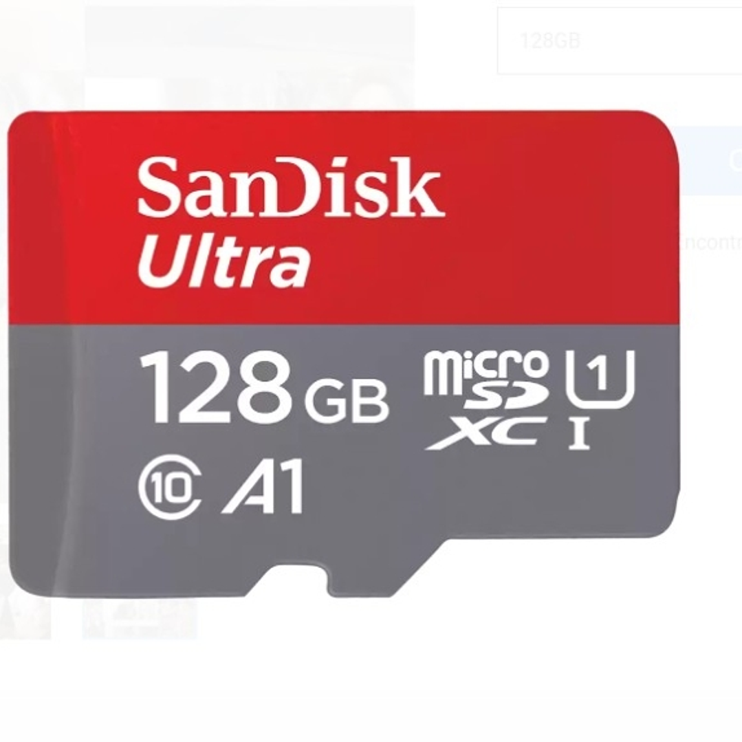Sandisk Ultra Tarjeta Micro SDXC 128GB UHS-I A1 Clase 10 con Adaptador 1