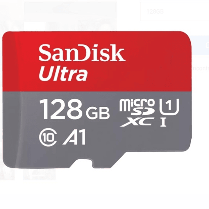 Sandisk Ultra Tarjeta Micro SDXC 128GB UHS-I A1 Clase 10 con Adaptador 1