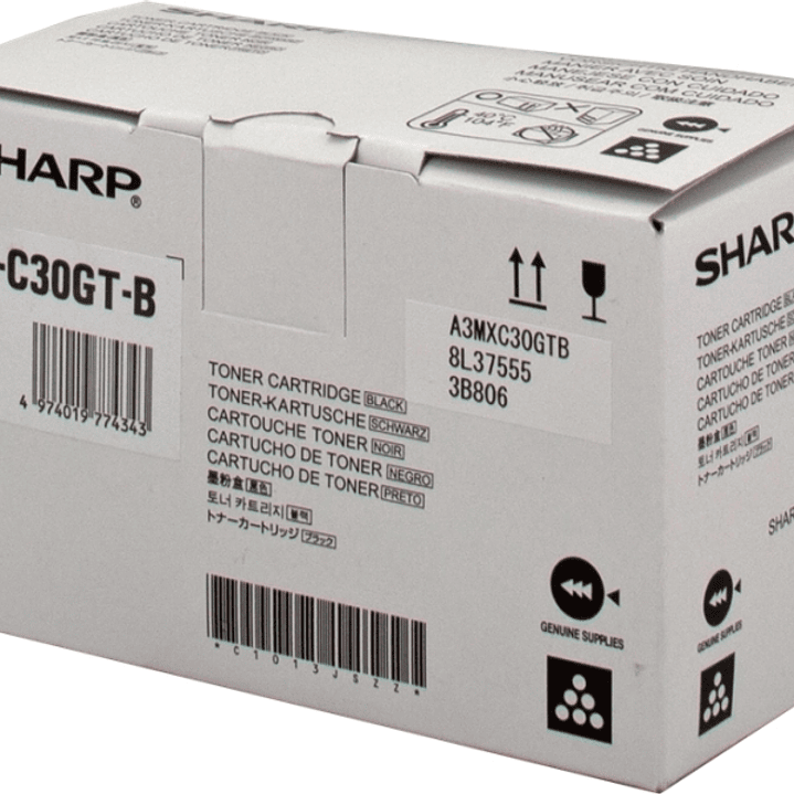 Sharp MXC30 Negro Cartucho de Toner Original - MX-C30GTB 1