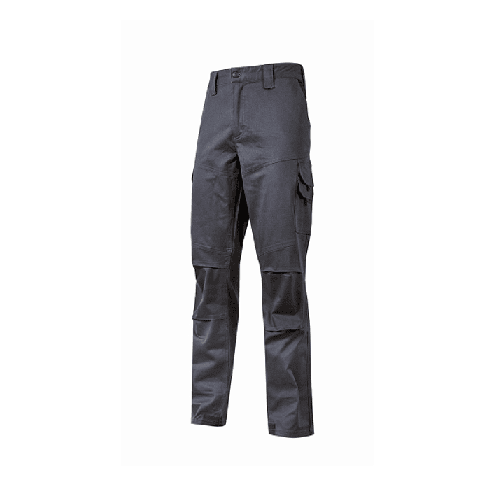 Upower Belgrado Pantalon de Trabajo Resistente - Talla L - Comodidad y Funcionalidad, Tela Elastica, Multiples Bolsillos, Cintura Elastica, Proteccion 1