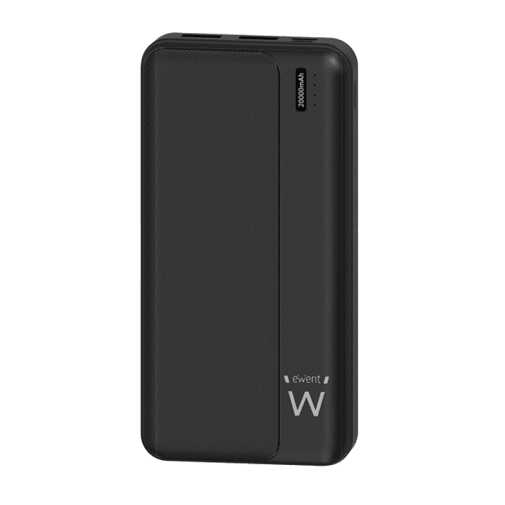 Ewent EW1163 Powerbank 20000mAH 22.5W PD - USB-A, USB-C - Color Negro 1