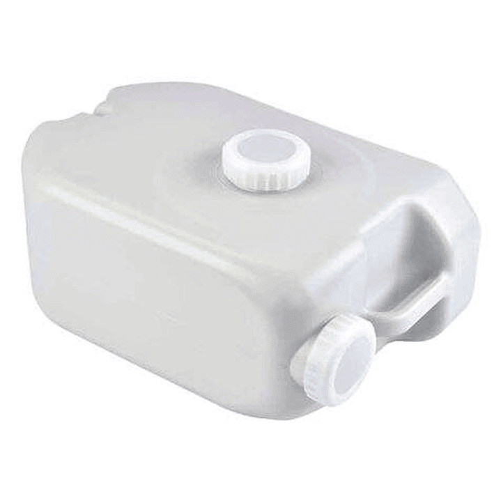 Muvip Baño Portatil - Capacidad 24 Litros - Material de Polietileno de Alta Calidad - Compatible con Inodoros y Lavabos Muvip - Color Blanco 1