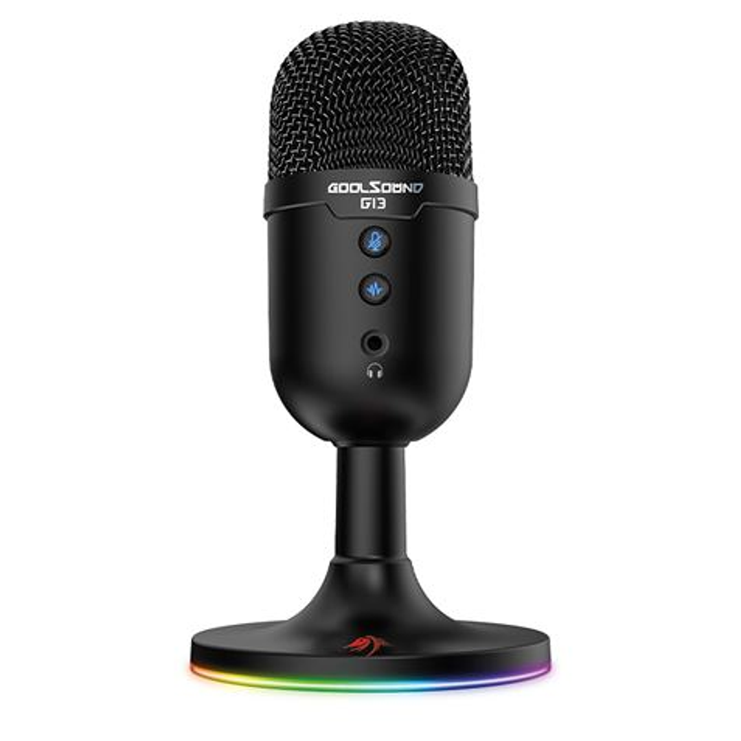 Coolsound Microfono Gaming G13 - Iluminacion RGB - USB - Cancelacion de ruido 1