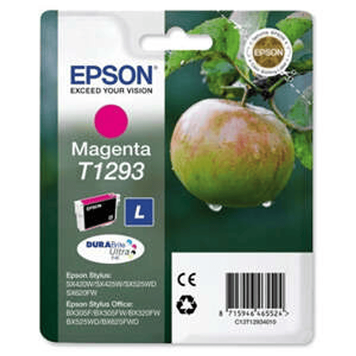 Epson T1293 Magenta Cartucho de Tinta Original - C13T12934012 1