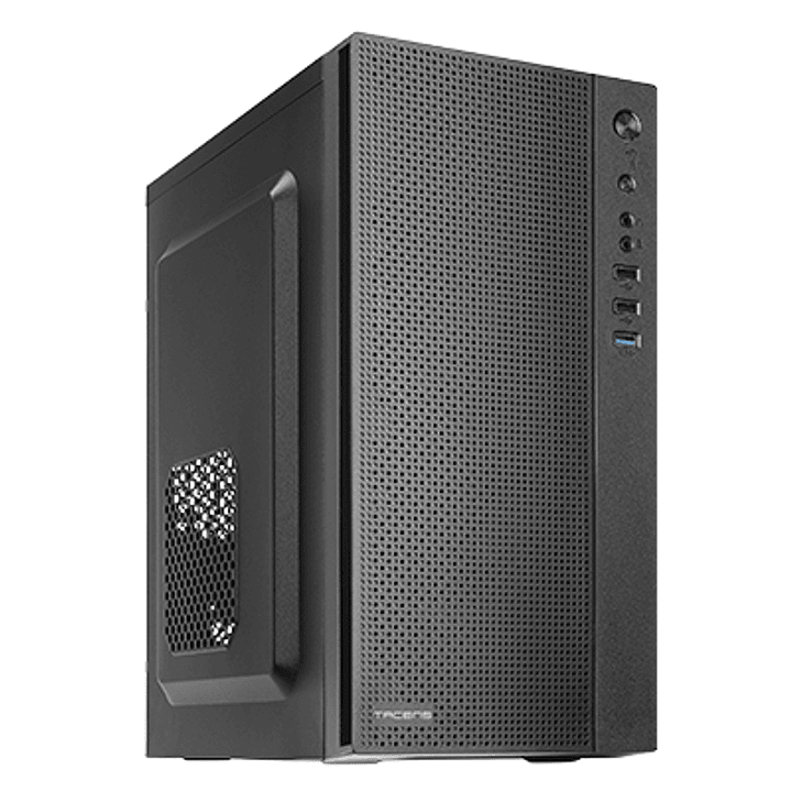 Tacens Anima AC5 Minitorre - Frontal con Malla Completa - Soporte MicroATX/Mini-ITX - Estetica Minimalista y Elegante - 2 Bahias - 291x188x345mm - Col 1