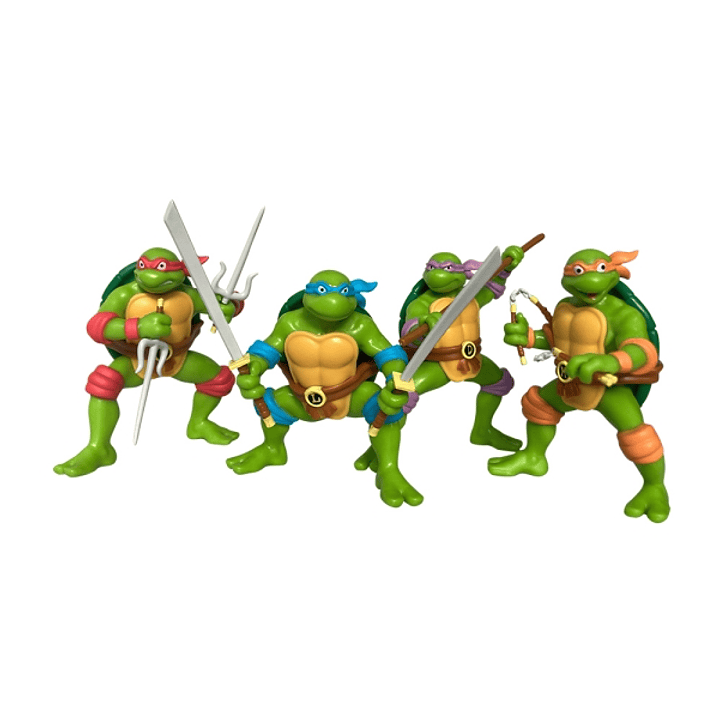 Comansi Set TMNT Tortugas Ninja 4 Figuras - Estilo Cómic Retro - Coleccionable  - Michelangelo, Donatello, Raphael, Leonardo 1
