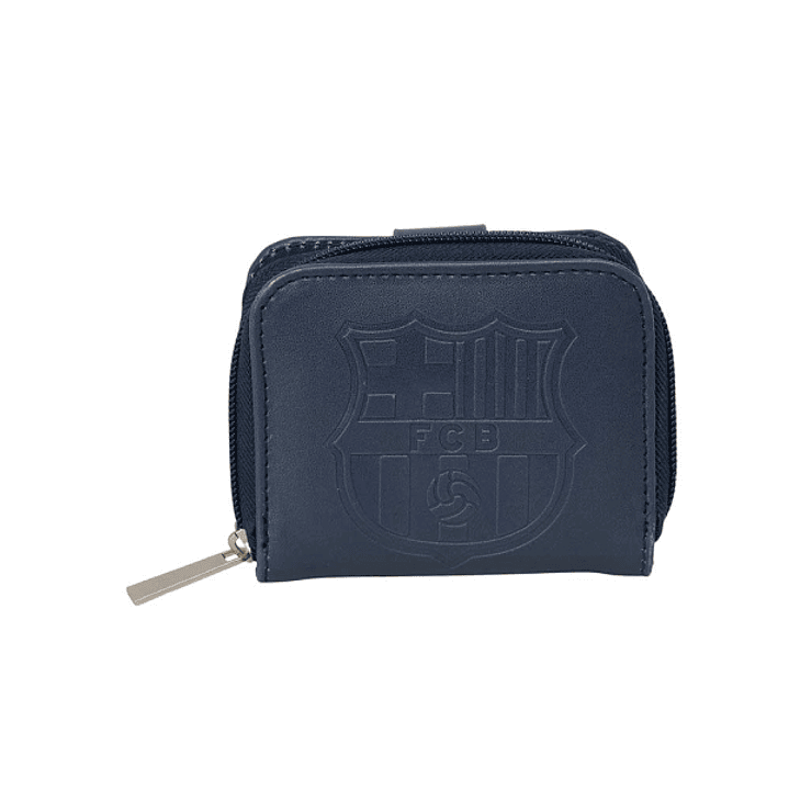 Safta F.C.Barcelona Monedero con Billetera - Compartimento para Billetes y Tarjetas - Cierre con Iman - Compartimento para Monedas - 0.10L - 110x20x95 1