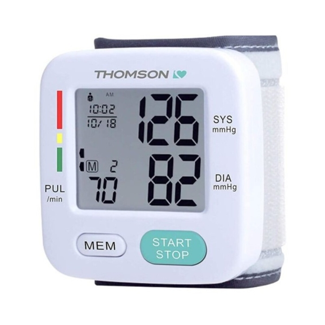 Thomson Cardio W6 Tensiometro de Muñeca - Deteccion Arritmia - Memoria 90 Lecturas - 2 Usuarios - Color Blanco 1