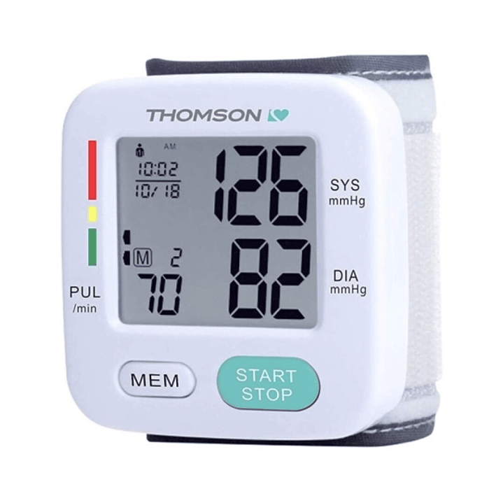 Thomson Cardio W6 Tensiometro de Muñeca - Deteccion Arritmia - Memoria 90 Lecturas - 2 Usuarios - Color Blanco 1