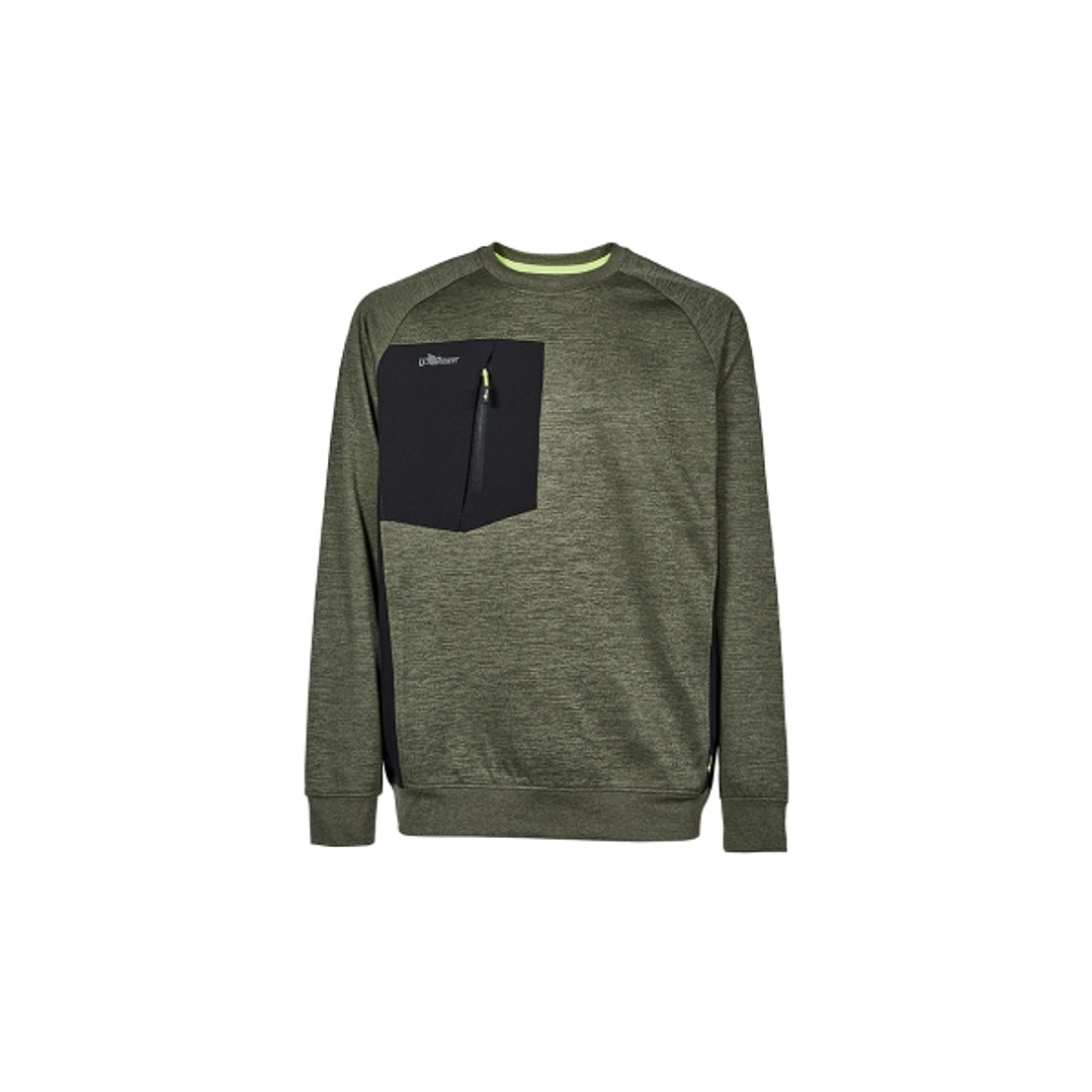 Upower York Sudadera Polar - Talla 5XL - Cuello Redondo, Material Calido y Suave - Color Verde Oscuro 1