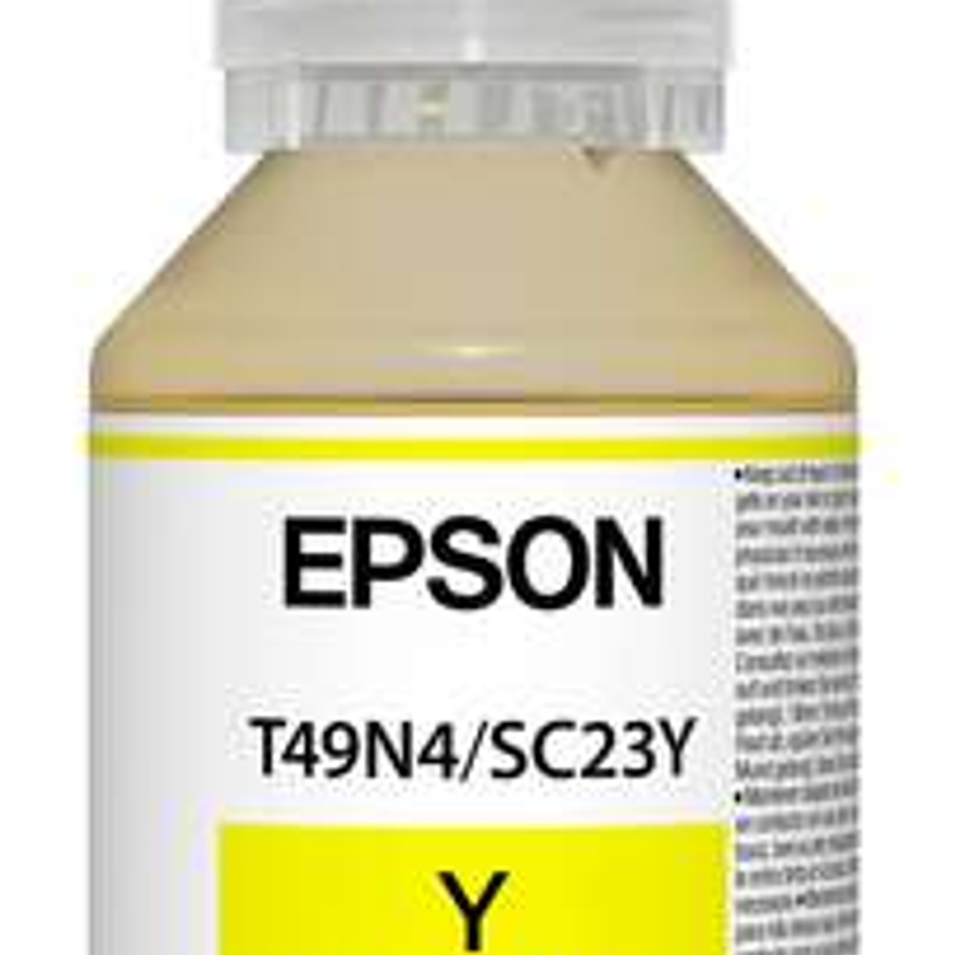 Epson T49H4 Amarillo Botella de Tinta Original - C13T49H400 1