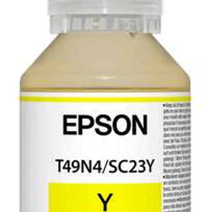 Epson T49H4 Amarillo Botella de Tinta Original - C13T49H400 1