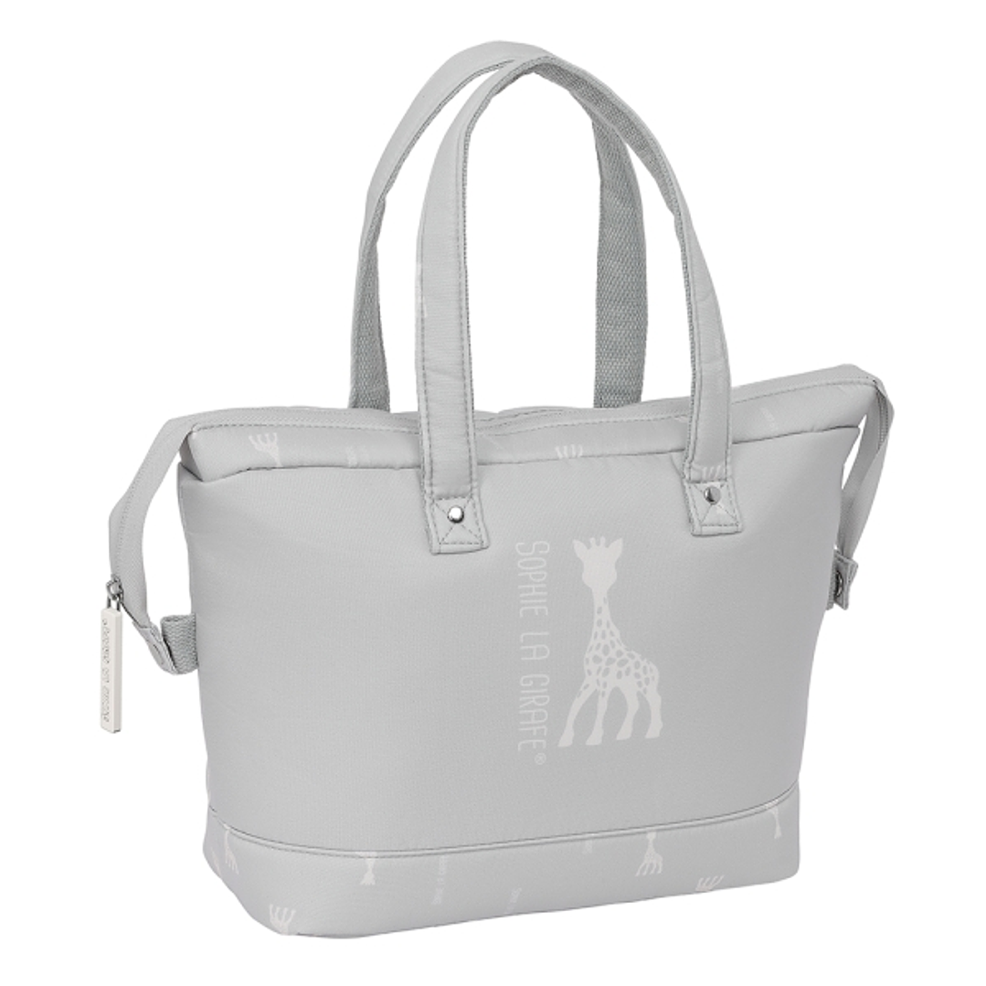 Safta Sophie la Girafe Mum Bolso de 8.26L - Compartimento con Cremallera - Bolsillo Frontal - Interior Forrado - Asas de Mano - 270x125x245mm - Color  1