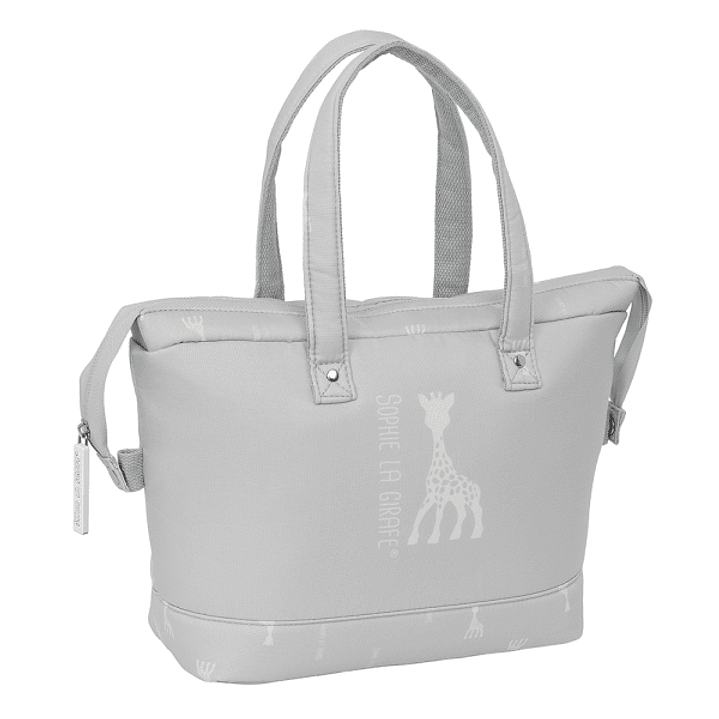 Safta Sophie la Girafe Mum Bolso de 8.26L - Compartimento con Cremallera - Bolsillo Frontal - Interior Forrado - Asas de Mano - 270x125x245mm - Color  1