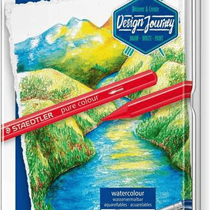 Staedtler 146 10G Pack de 12 Lapices de Colores Acuarelables - Sin Madera - Colores Surtidos 1