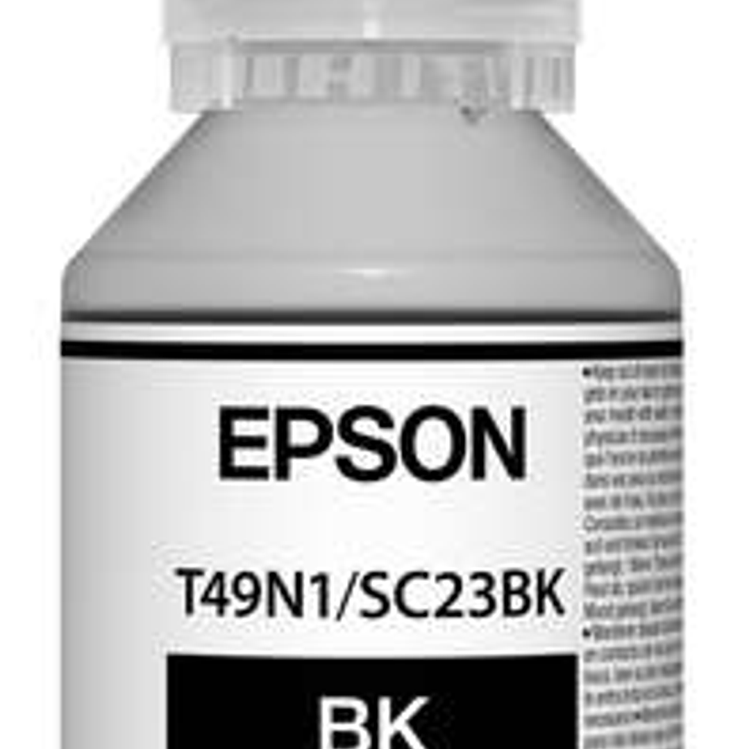 Epson T49H1 Negro Botella de Tinta Original - C13T49H100 1