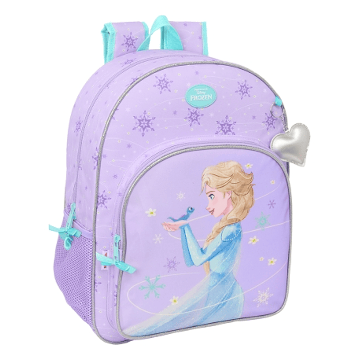 Safta Frozen Spirit Mochila - Adaptable a Carro - Asa de Mano - 33x42x14cm - Color Lila 1