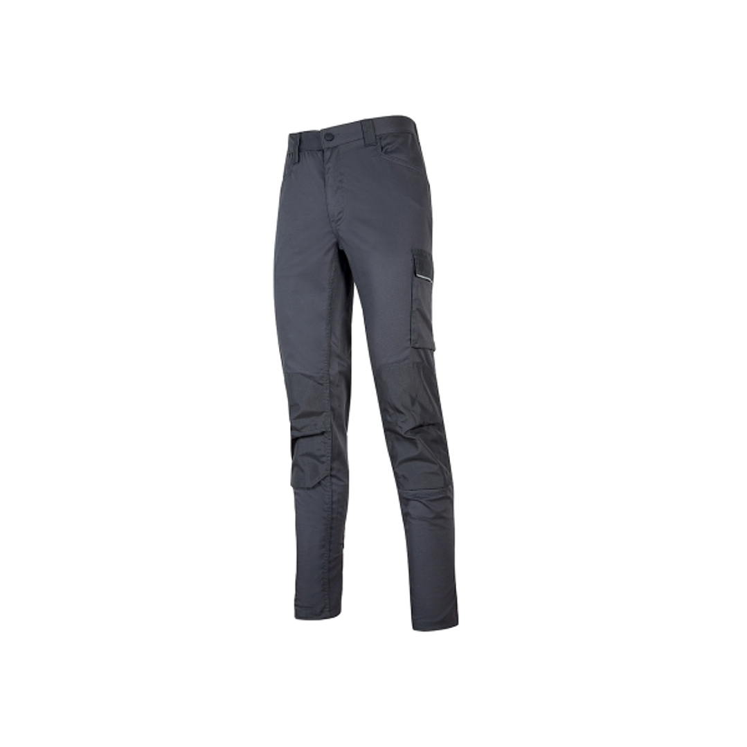 Upower Meek Pantalones Cargo Stretch - Talla 3XL - Bolsillos Multifuncionales, Refuerzos Poli-Oxford, Cinturilla Elastica, Perfiles Reflectantes, Prot 1
