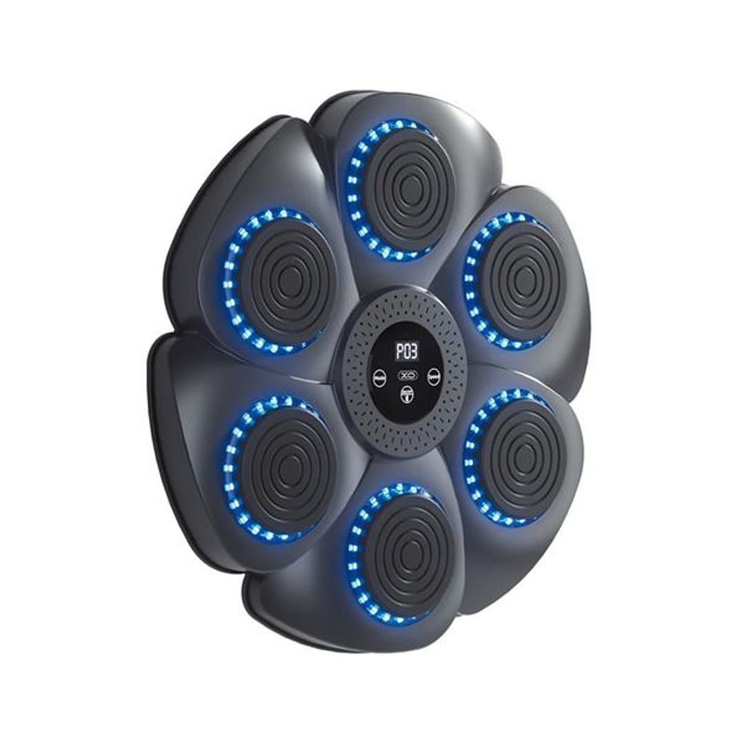 XO SF02 Maquina de Boxeo Inteligente con Musica - 6 Puntos de Impacto - Puntuacion Automatica - Bateria de 2000mAh - Color Negro 1