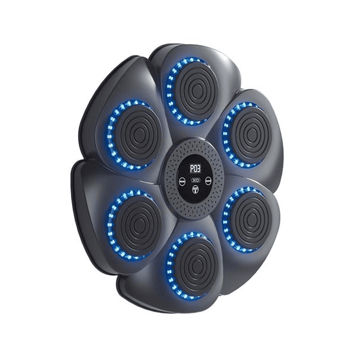 XO SF02 Maquina de Boxeo Inteligente con Musica - 6 Puntos de Impacto - Puntuacion Automatica - Bateria de 2000mAh - Color Negro 1