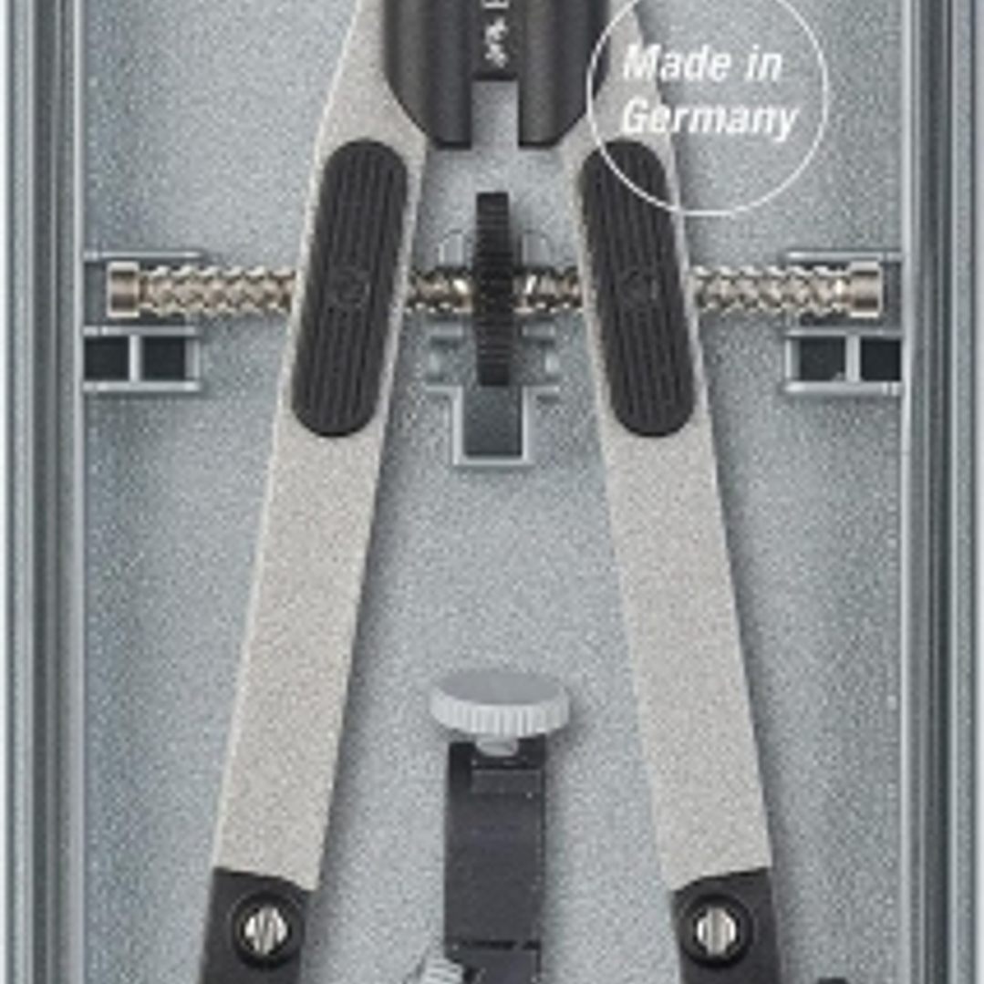 Faber-Castell Compas de Ajuste Rapido 3.5mm - Articulaciones en ambos Brazos - Para Circunferencias de hasta Ø 390mm - Accesorios de Recambio - Adapta 1