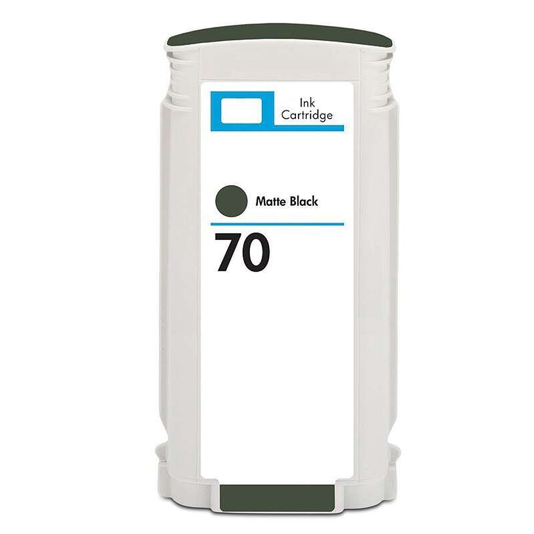 Generico HP 70 Negro Mate Cartucho de Tinta Pigmentada - Reemplaza C9448A 1