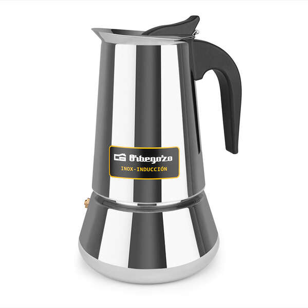 Orbegozo KFI 960 Cafetera de 9 Tazas para Disfrutar en Familia - Maximo Aroma en Cualquier Tipo de Fuego - Asa Ergonomica y Facil Limpieza 1