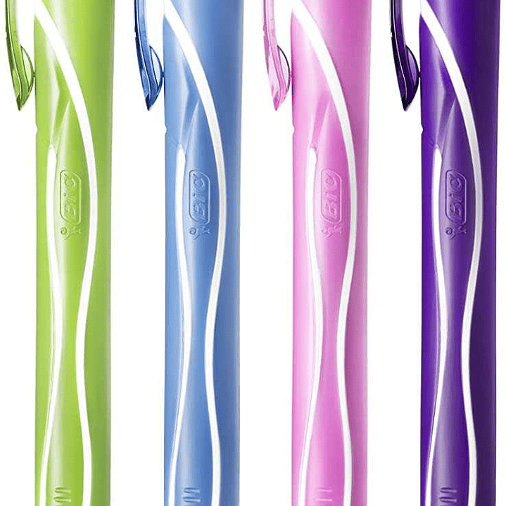 Bic Gel-Ocity Quick Dry Pack de 12 Boligrafos de Gel Retractil  - Punta Media de 0.7 mm - Tinta de Gel - Anti-Manchas - Secado Ultra Rapido - Colores  1