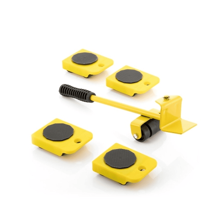 Innovagoods HeavEasy Herramienta de Elevacion y Transporte de Cargas hasta 200kg - Ruedas 360º - Mango Antideslizante - Multifuncion - Incluye Instruc 1