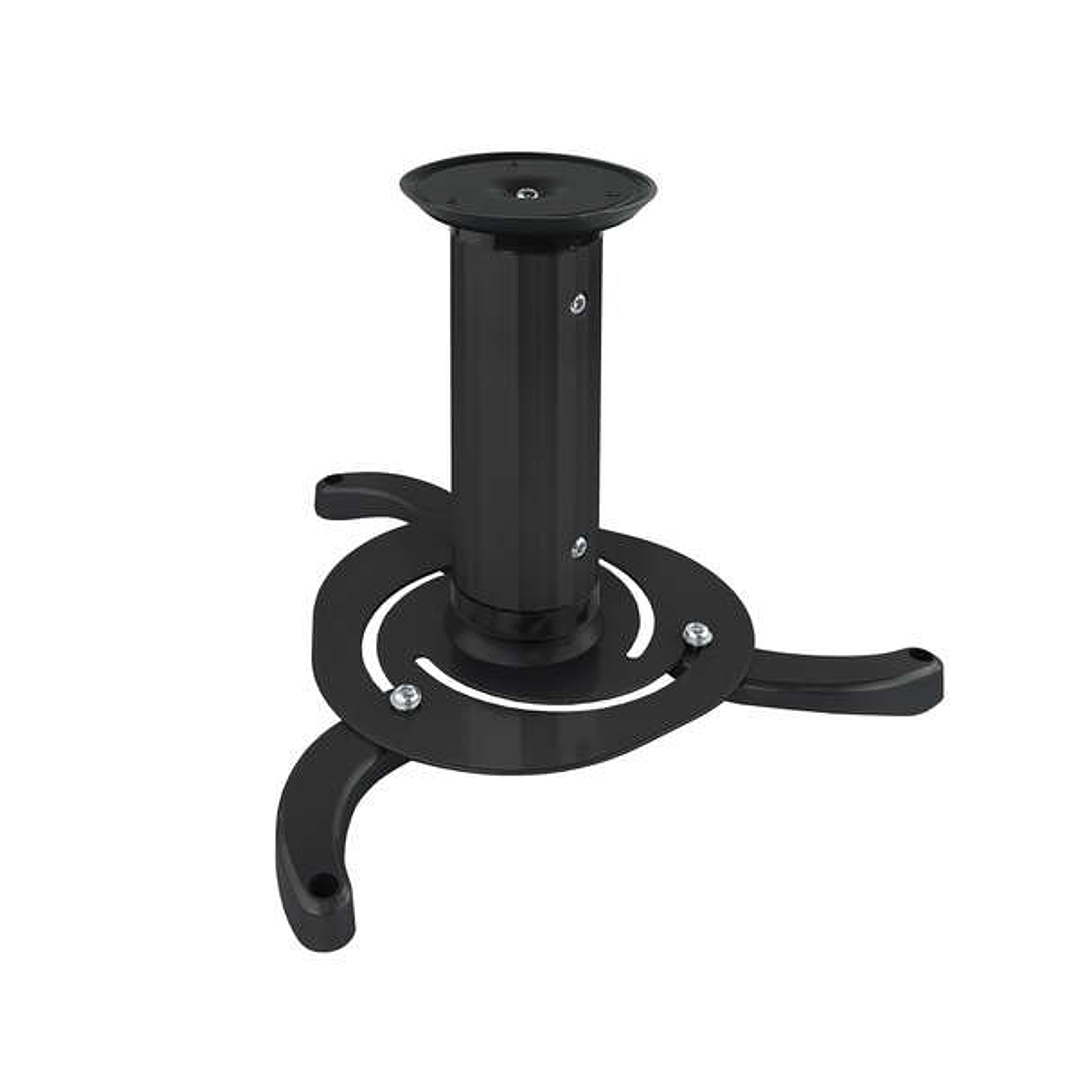Tooq Soporte Universal de Techo para Proyector - Inclinable y Giratorio - Peso Max 10Kg - Color Negro 1