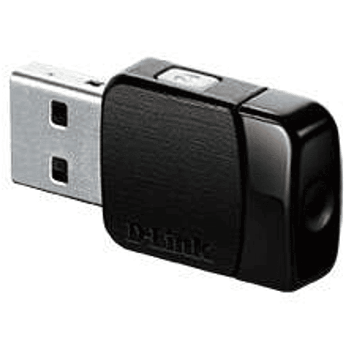 D-Link Adaptador USB WiFi Inalambrico AC600 - Hasta 433Mbps - MU-MIMO - WPS 1