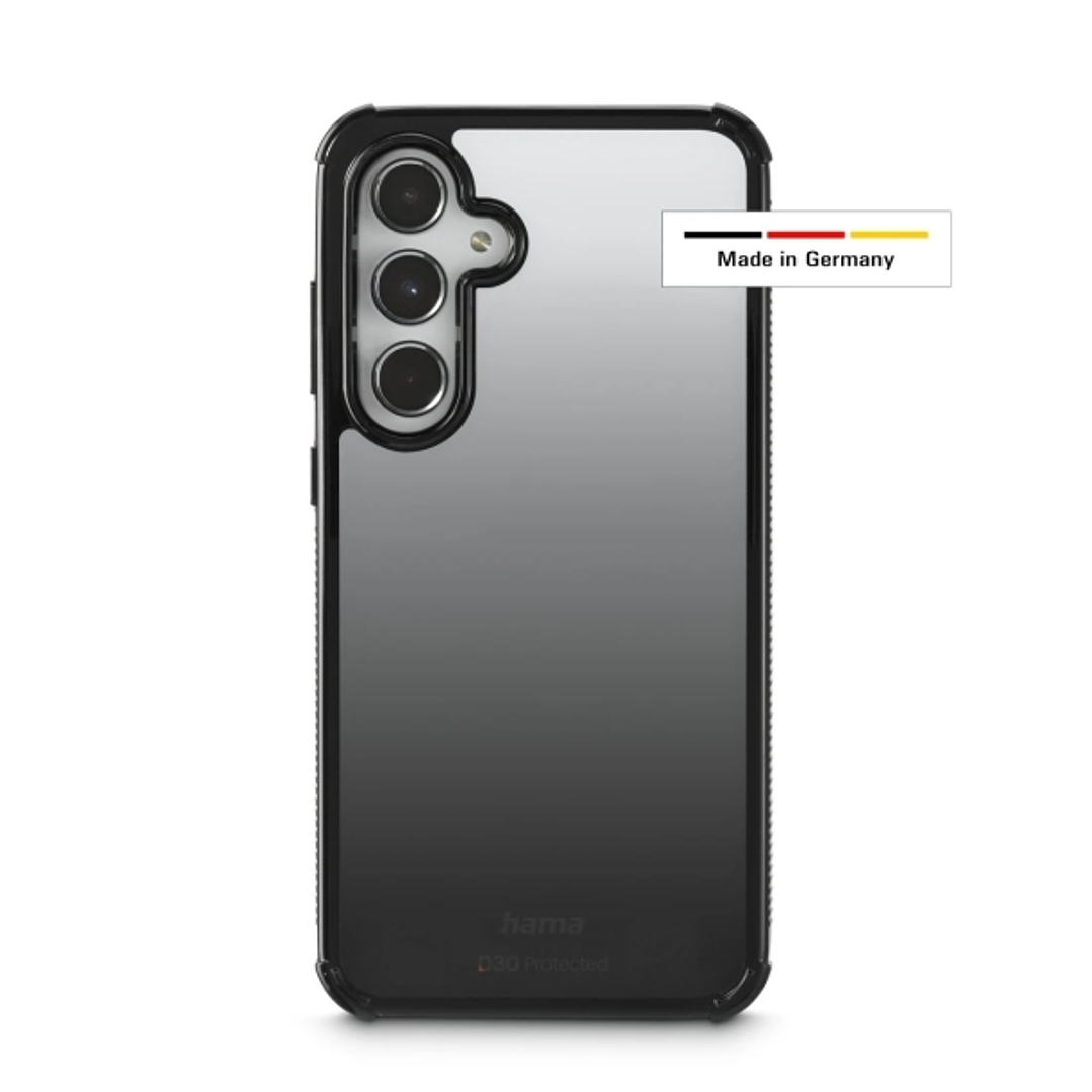 Hama Extreme Protect Funda para Samsung Galaxy S24 - Antideslizante - Policarbonato - Proteccion D3O - Bordes Elevados - Color Negro 1