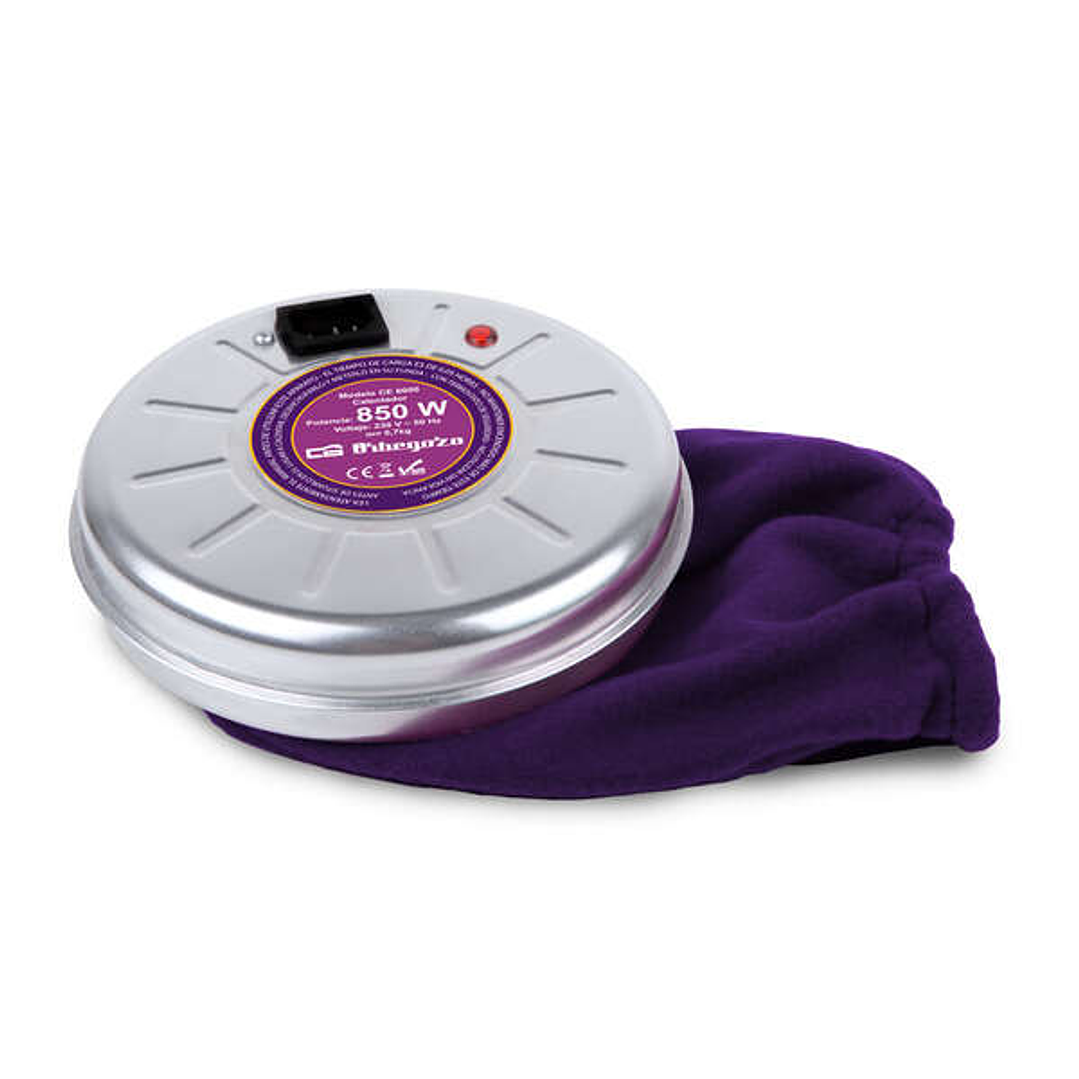 Orbegozo CE 6000 Calienta Camas Confort Plus - Sistema Termo Acumulador - Elemento Refractario Acumulador de Calor - Funda Incluida - Doble Sistema de 1