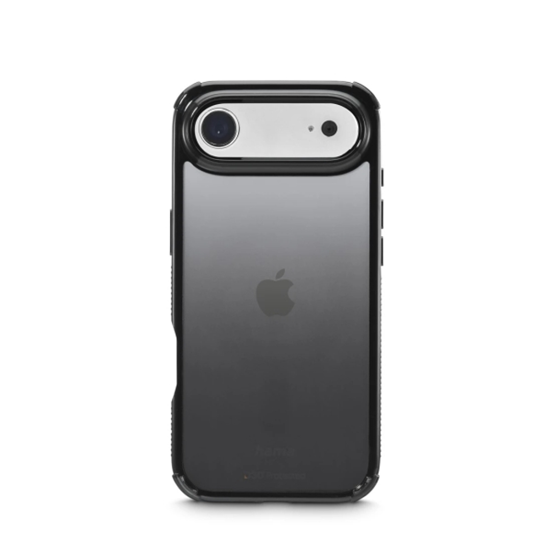 Hama Extreme Protect Funda para iPhone Air - Antideslizante - Policarbonato - Proteccion D3O - Bordes Elevados - Color Negro 1