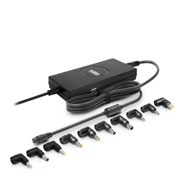 Urban Factory Cargador Universal para Portatil 90W - Delgado - 1x USB-A - Color Negro 1