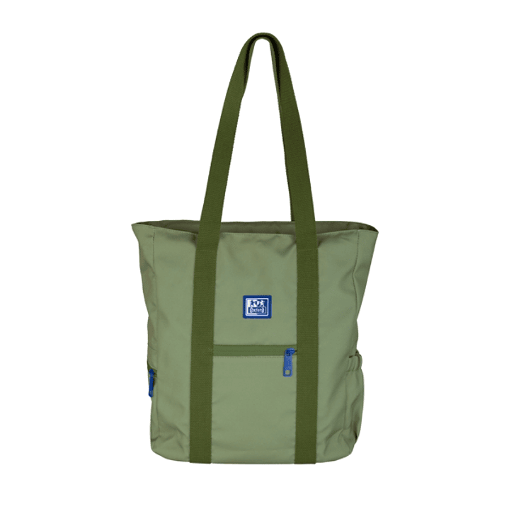 Oxford B-Ready Tote Bag Poliester Reciclado RPET - Asa Larga para Bandolera - Color Verde 1