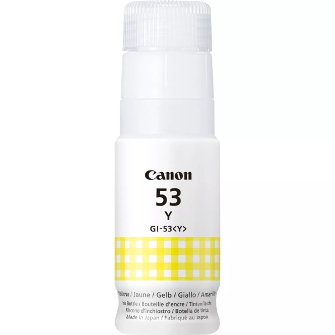 Canon GI53 Amarillo Botella de Tinta Original - GI53Y/4690C001 1
