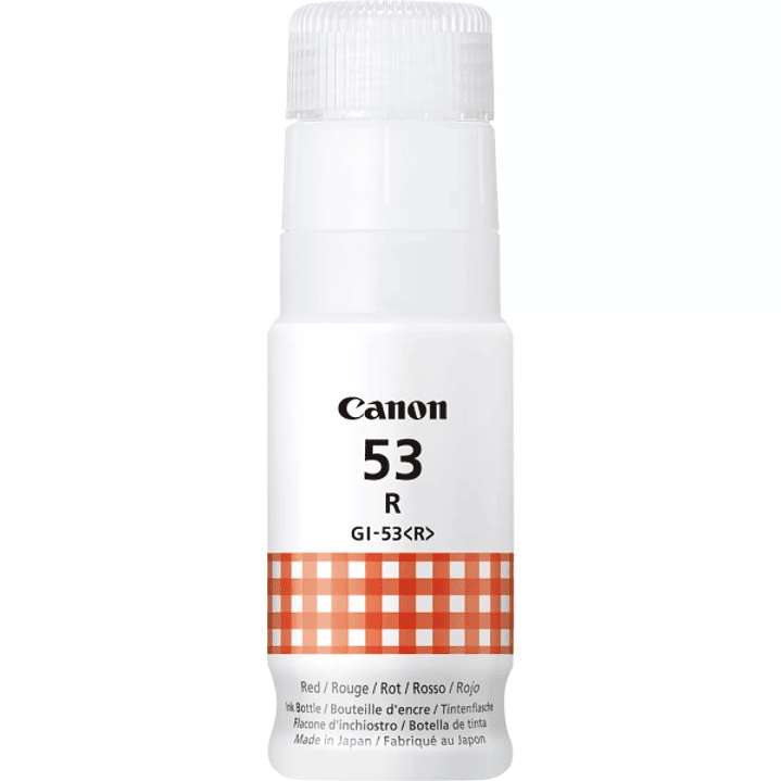 Canon GI53 Rojo Botella de Tinta Original - GI53R/4717C001 1