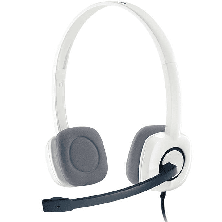 Logitech H150 Auriculares con Microfono - Microfono Plegable - Diadema Ajustable - Almohadillas Acolchadas - Controles en Cable - Cable de 1.80m - Col 1